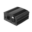 48V Phantom Power with Audio Line For Condenser Microphone Studio Broadcasting