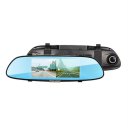 7-Inch Display Screen 1080P HD Dual Lens Vehicle Rearview Mirror 1GB + 16 GB