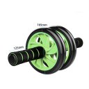 Fitness Wheel Double Wheels Abdominal Waist Workout Exercise Gym Roller