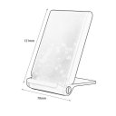 T100 Wireless Charger Portable Charging Device For Qi Standard With LED Light