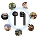 BTH-X8 2PCS Waterproof In-Ear Earbuds Bluetooth Earphones With Charge Box