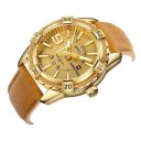 Luxury Brand Men Genuine Leather Sport Watches Casual Round Dial Watch