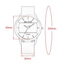 Fashionable Design Quartz Movement Wrist Watches Time Leather Watchband Unisex