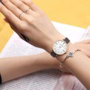 Womens Watches Soft Leather Band Fashion Watch Quartz Wristwatches Round Dial