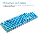 104 Keys Double Shot Keycaps Backlit Keycaps for Mechanical Keyboards