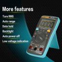 ZT102 Mini 6000 Counts Digital Multimeter AC/DC Voltage Current Tester