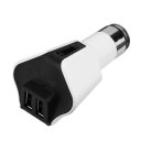 Auto Charger Car Air Purifier Dual USB Charger for Smartphone Odor Removal