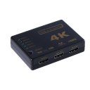 LESHP HDMI Switcher 5 Input To 1 Output 4K 5 Port IR Remote Switch Selector