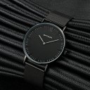 Sanda 208 Fashion Watch Ultra Thin Mesh Steel Strap Waterproof Quartz Watch
