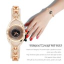 Female Evil Eye Quartz Watch Waterproof Concept Watch Without Number on Dial