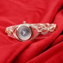 Female Evil Eye Quartz Watch Waterproof Concept Watch Without Number on Dial