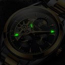 795a Business Men Hollow Out Mechanical Stainless Steel Wristwatch