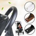 Baby Pram Accessories Stroller Armrest PU Leather Case Cover For Arm Covers