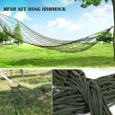 Indoor Outdoor Swing Thicken Nylon Fabric Hammock Mesh Net Hang Strong Rope