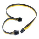 6 Pin To 6+2 Pin Power Cable For Miner Video Graphics Card 18AWG Copper Wires