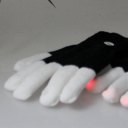 LED Luminous Colorful Flashing Lighting Gloves for Entertainment Venues