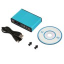 USB 6 Channel 5.1 Audio External Optical Sound Card Adapter For PC Laptop Skype