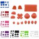 Replacement Buttons Custom Mod Kit For PS4 For Playstation 4 Controller Solid Color