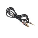 3.5 mm to 2 RCA Audio Cable 1m AUX Splitter Stereo Male to Male Adapter Cable