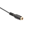 Professional RCA Male To RCA Female M/F Audio Composite Extension Cable