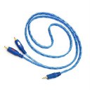 1.5/3/5M 3.5MM Male To 2RCA Male Stereo Audio Cable One To Two AUX Audio Cable