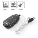 Guitar to USB Interface Link Cable Audio Recorder for PC/for MAC Recording