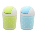 Fashionable Mini Lace Dot Point Printed Trash Can Garbage Dust Case Tank