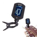 Black ET33 Mini Digital Auto Electronics Guitar Tuner Clip On Bass Violin Ukulele