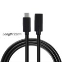 Type C USB3.1 To USB-C Male To Female Extension Data Cable For Macbook Phone