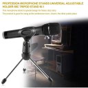 Profession Microphone Stands Universal Adjustable Holder Mic Tripod Stand M-1