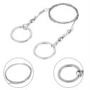 Hiking Camping Pocket Stainless Steel Wire Saw Emergency Travel Survival Gear