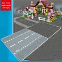 Road Plate Building Blocks Parts Minifigures Bricks Plastic Bsae Plate Toys