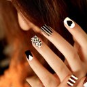 24Pcs Women Fake Nails Beauty Nail Art Tips False Nails DIY Manicure Kit