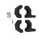 2pcs 50MM Bull Bar Nudge Bar Mounting Bracket Tube Clamp For LED Light Bar