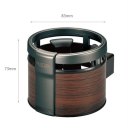 CARMATE DZ320 Car Air Conditioner Outlet Dashboard Wood Grain Cup Holder