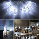 10 LED Photos Clips Battery Powered String Lights Home Decoration Lights