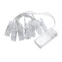 10 LED Photos Clips Battery Powered String Lights Home Decoration Lights