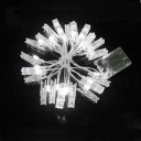 Mini 20 LED Clip Battery Operated String Lights Holiday Home Decoration Lights