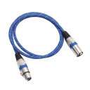 Rexlis Microphone Connector 3pin XLR Male To Female Audio Cable Nylon Woven