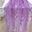 Wicker Curtain Yarn Tulle Curtain Window Decor Glass Embroidery For Bedroom