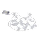 2.1M Beautiful 20LED Small Snowflake Shape LED String Light Battery Powered