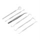 Professional 6 Pcs/set High Quality Stainless Steel Dental Tools Kit With Bag