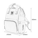 2PCS/SET Large Capacity Multifunctional Mommy Backpack Mommy Diaper Bag