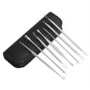 7Pcs Stainless Steel Pimple Pins Blackhead Comedone Extractor Remover Popper