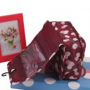 Lady Travel Toiletry Hanging Wash Makeup Cosmetic Folding Organizer Bag