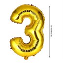 40 inch Number Foil Balloon Digit Air Mylar Ballons Event Party Wedding Decor