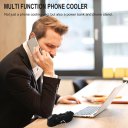 Cool Cold Phone Cooling Pad 3 in 1 Cooling Pad Power Bank Phone Stand Heat Radiator Black