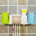 Multifunctional Toothpaste and Toothbrush Holder Creative Organizer Box