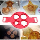 Multifunctional 4 Holes Food Grade Silicone Baking Cake Mold Mould Tool