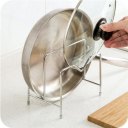 Stainless Steel Pot Rack Kitchen Chopping Board Storage Tableware Shelf